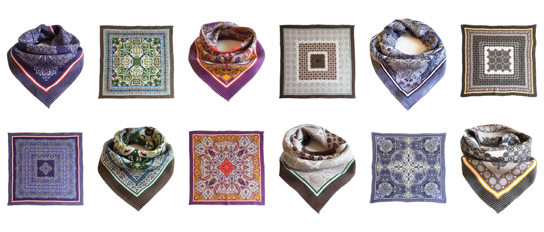 PATTERNON linen scarves colors